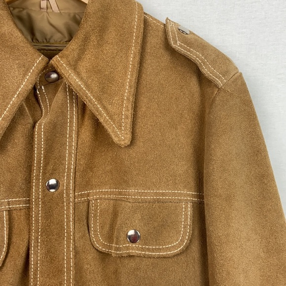 Vintage Sears Leather Shop Men’s Suede Jacket 38R - Picture 3 of 12